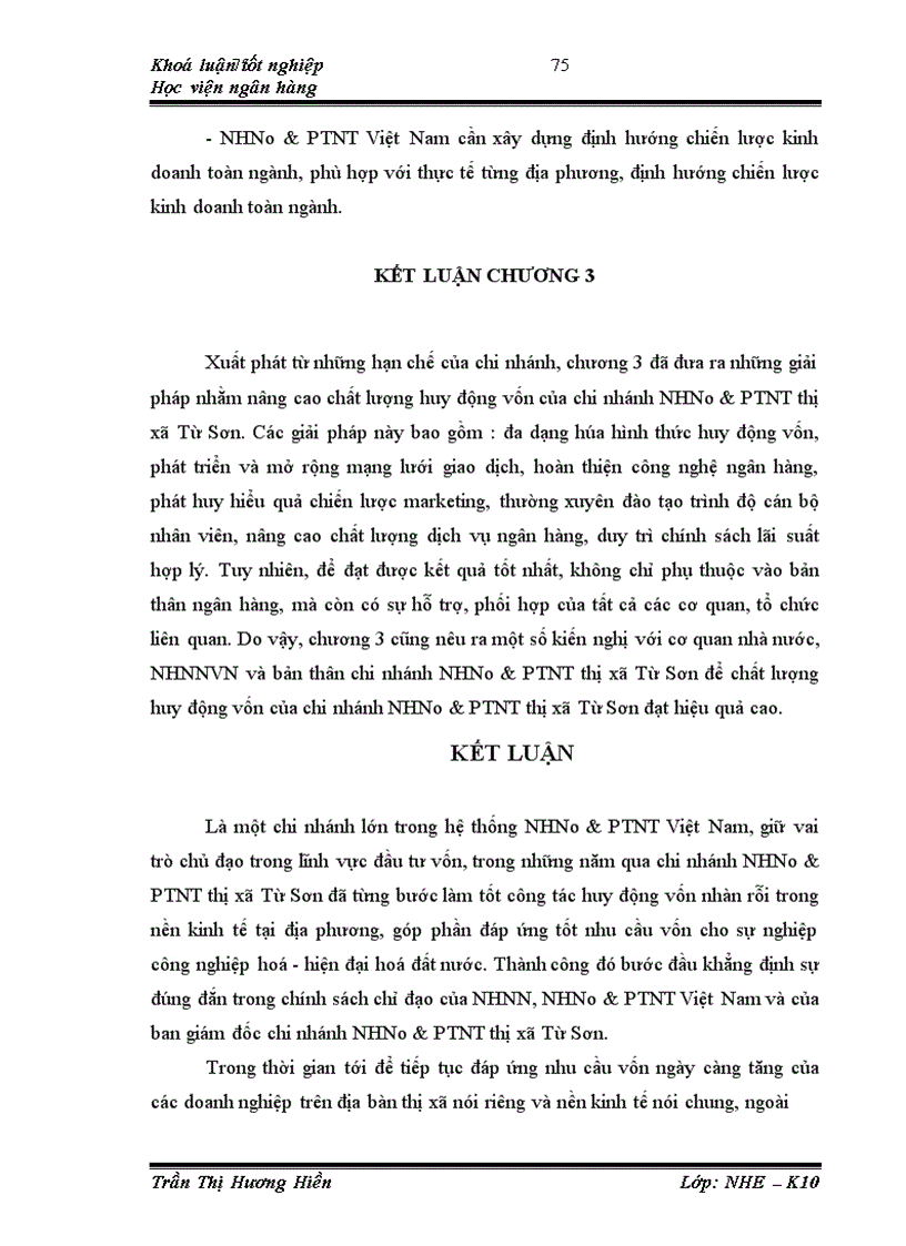 image for page Giải pháp nhằm nâng cao chất lượng huy động vốn tại chi nhánh NHNo PTNT thị xã Từ Sơn