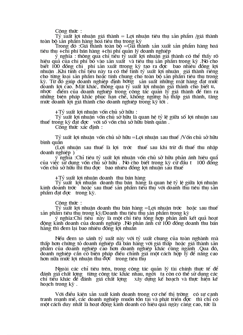 image for page Lợi nhuận và một số biện pháp chủ yếu phấn đấu tăng lợi nhuận ở Xí Nghiệp Xây Lắp Điện 1