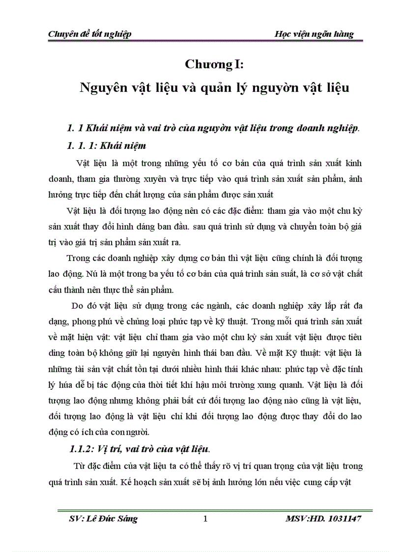 image for page Một số phương hướng và biện pháp cơ bản nhằm tăng cường công tác quản lý nguyên vật liệu trong doanh nghiệp 1