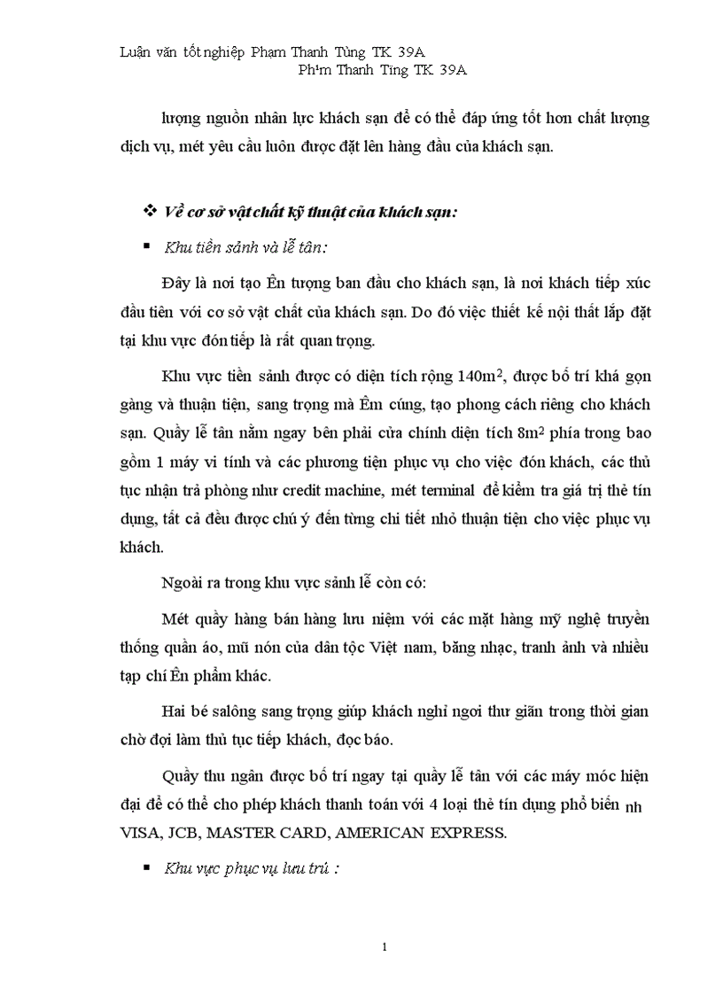 image for page Vận dụng một số phương pháp thống kê phân tích biến động doanh thu tại khách sạn Hoà Bình