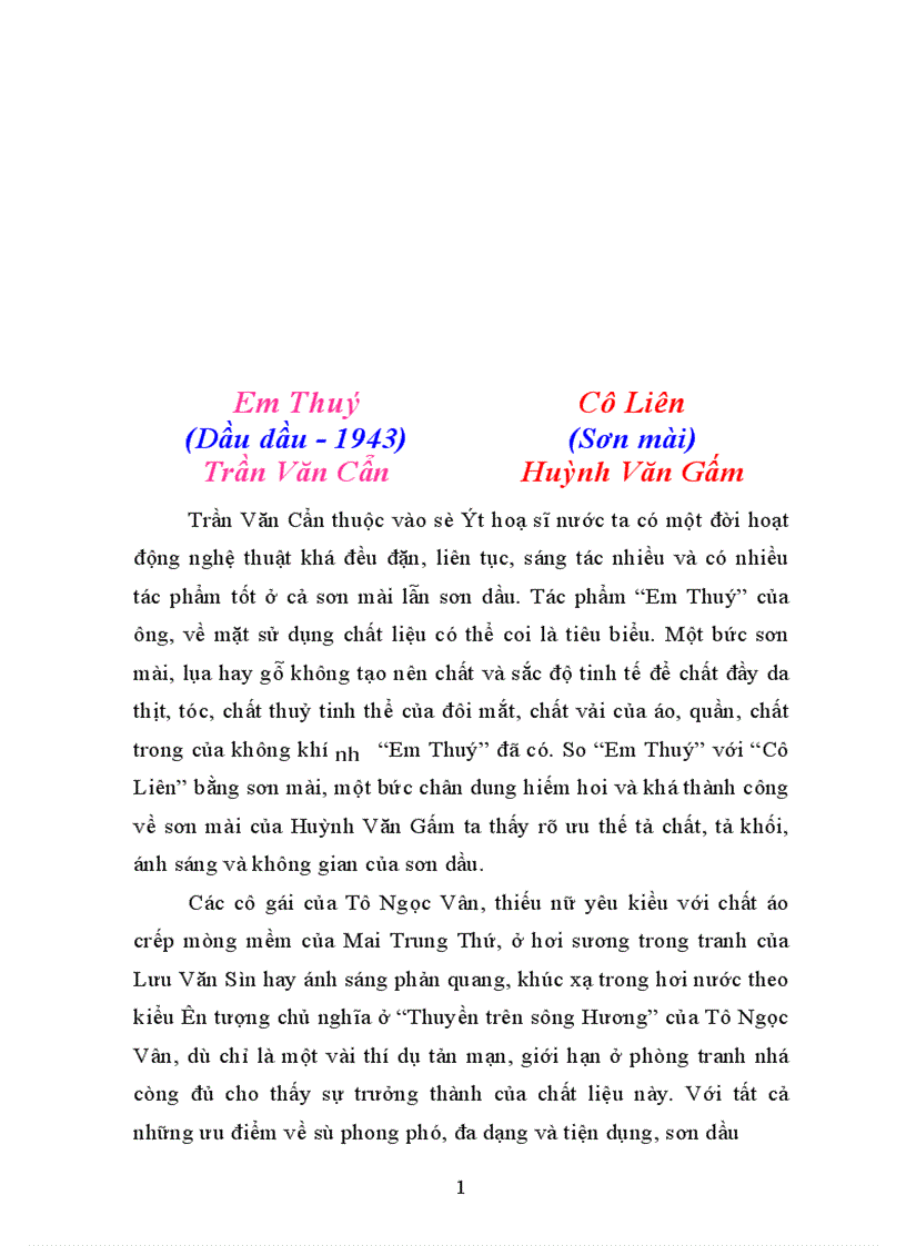 image for page Tìm hiểu về tranh sơn dầu