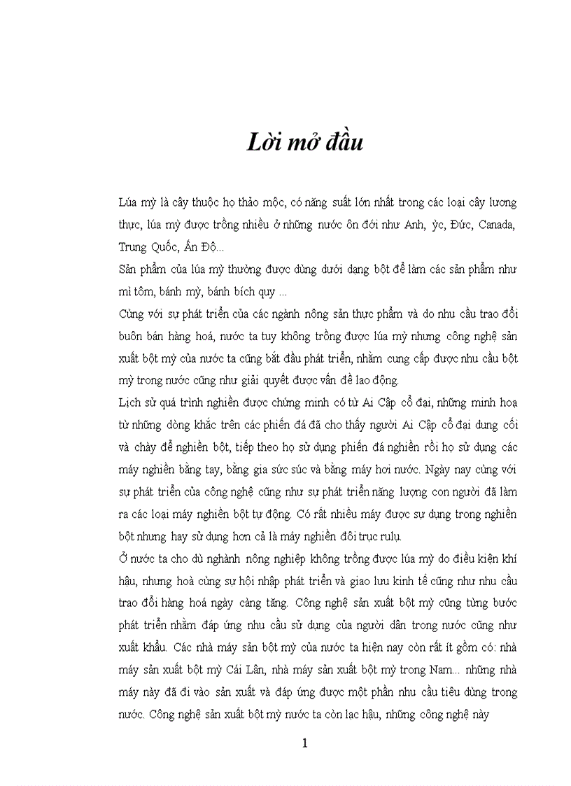 image for page thiết kế một nhà máy sản xuất bột mỳ với năng suất 150tấn