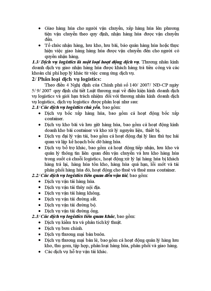 image for page Giải pháp phát triển dịch vụ Logistics