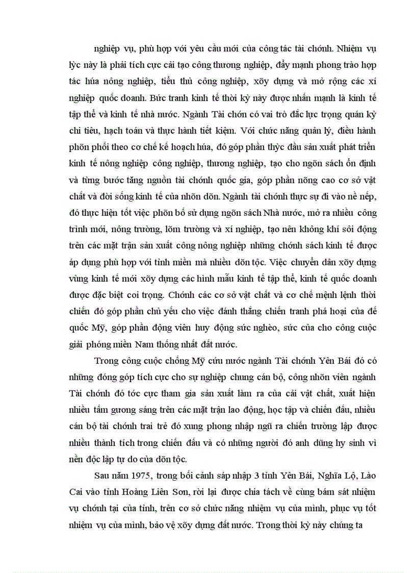 image for page Tình hình hoạt động hiện tại và những phương hướng của phòng Tài chính kế hoạch huyện Mù Cang Chải
