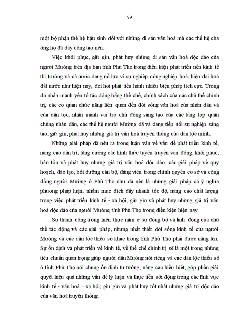 image for page Vai trò của nhân tố chủ quan trong việc giữ gìn phát huy bản sắc văn hoá dân tộc mường ở Phú Thọ hiện nay thực trạng và vấn đề đặt ra