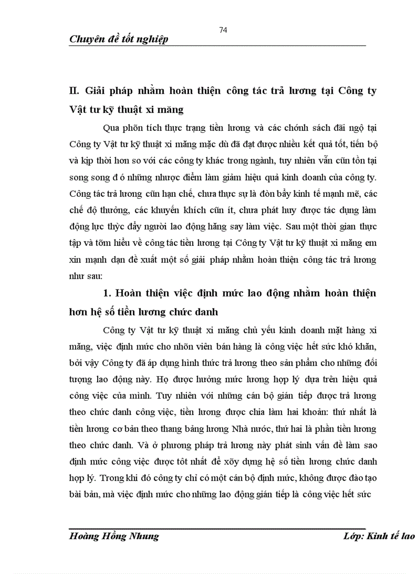 image for page Một số vấn đề về thực trạng công tác trả lương tại công ty Vật tư kỹ thuật xi măng 1