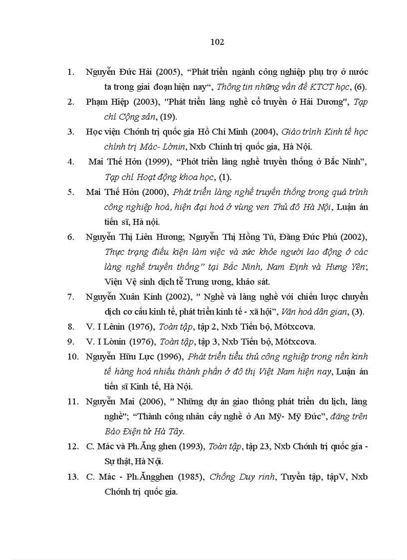 image for page Tiểu thủ công nghiệp ở tỉnh Bắc Ninh trong quá trình công nghiệp hoá hiện đại hoá 1