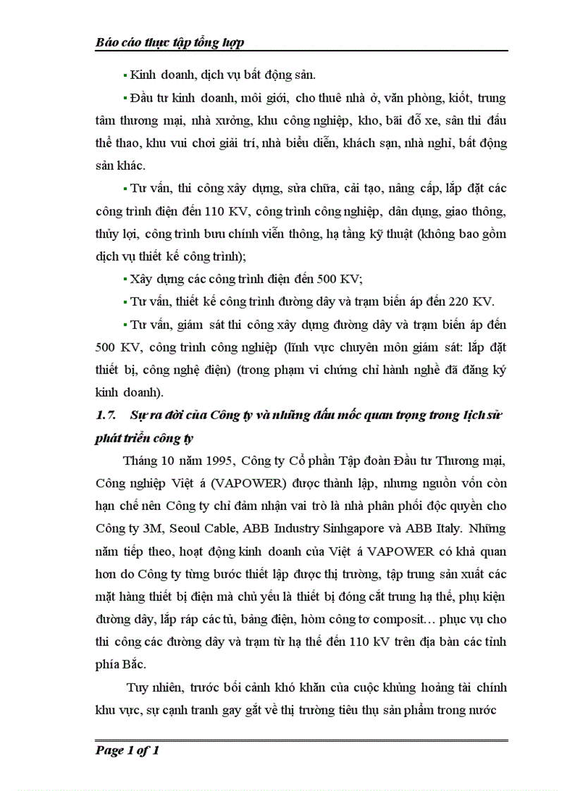 image for page Thực trạng tình hình hoạt động sản xuất kinh doanh của công ty cổ phần tập đoàn đầu tư thương mại công nghiệp việt á