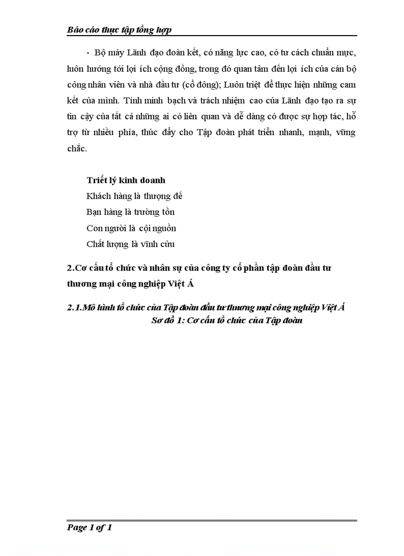 image for page Thực trạng tình hình hoạt động sản xuất kinh doanh của công ty cổ phần tập đoàn đầu tư thương mại công nghiệp việt á