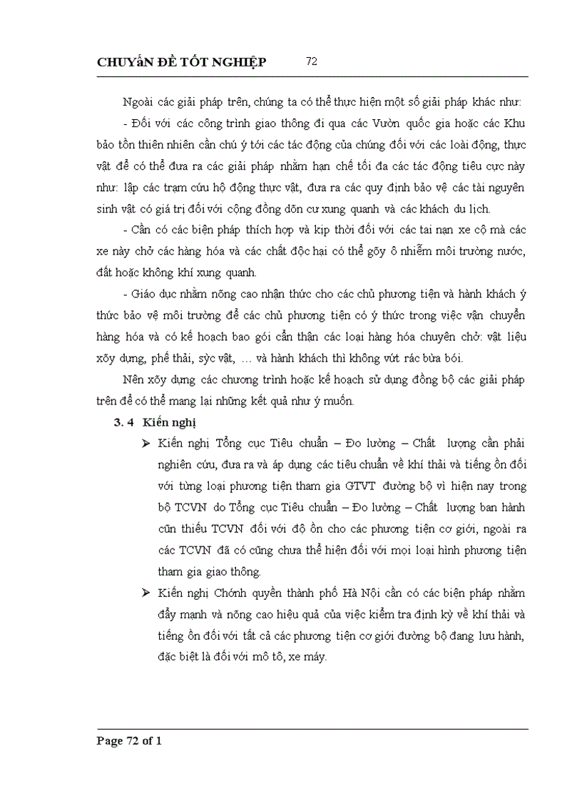 image for page Lồng ghép các vấn đề bảo vệ môi trường trong quy hoạch phát triển và khai thác hệ thống giao thông đường bộ tại Hà Nội giai đoạn 2010 2020 1