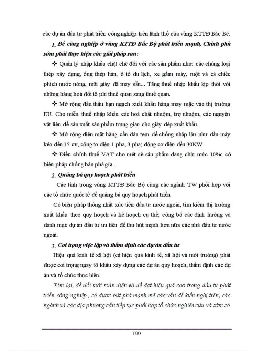 image for page Một số vấn đề về đầu tư phát triển công nghiệp vùng KTTĐ Bắc Bộ 1