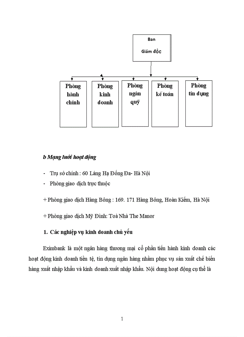 image for page Báo cáo thực tập tổng hơp giới thiệu về ngân hàng thương mại xuất nhập khẩu Việt Nam Eximbank