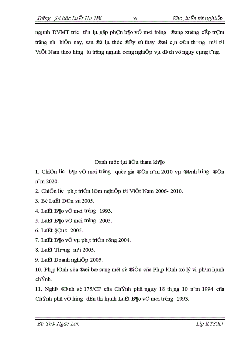 image for page Cam kết về dịch vụ môi trường của Việt Nam với WTO