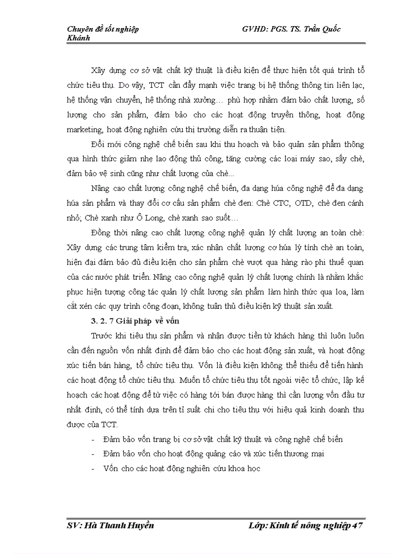 image for page Tổ chức tiêu thụ sản phẩm chè tại TCT Chè Việt Nam