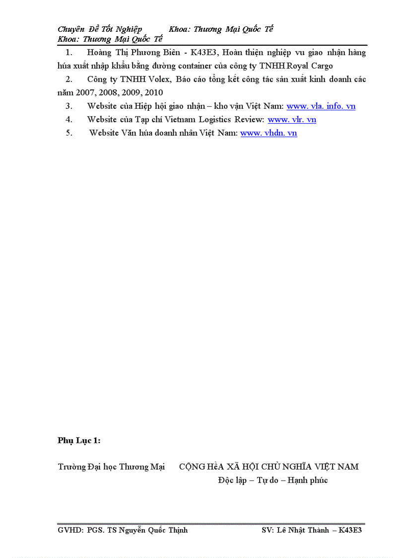 image for page Quản trị quy trình giao hàng cáp quang xuất khẩu bằng đường biển sang thị trường Thái Lan của công ty TNHH Volex