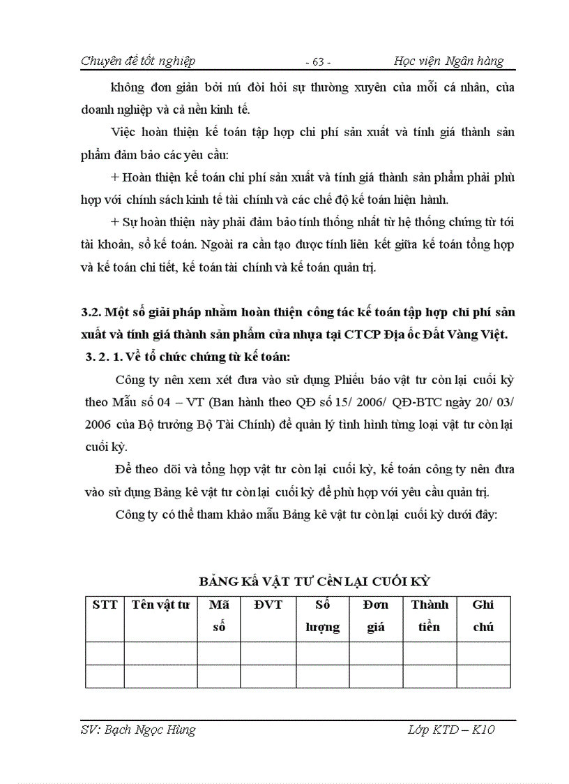 image for page Hoàn thiện tổ chức công tác kế toán chi phí sản xuất và tính giá thành sản phẩm tại công ty cổ phần Địa ốc Đất Vàng Việt