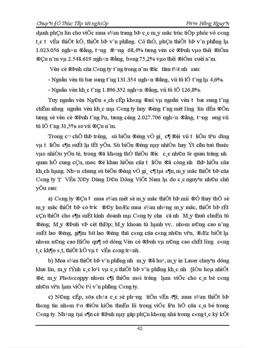 image for page Một số giải pháp nhằm nâng cao Hiệu quả sử dụng Vốn cố định tại Công ty Tư vấn Xây dựng Dân dụng Việt Nam 1