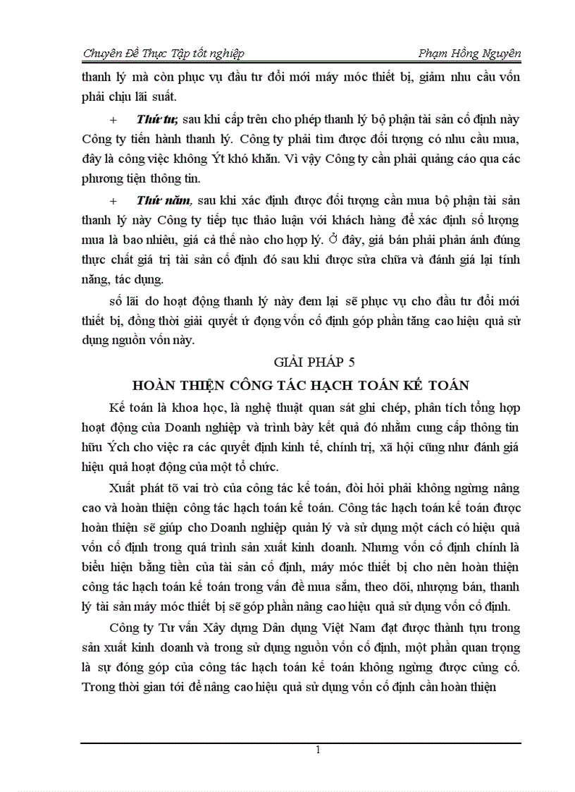 image for page Một số giải pháp nhằm nâng cao Hiệu quả sử dụng Vốn cố định tại Công ty Tư vấn Xây dựng Dân dụng Việt Nam 1