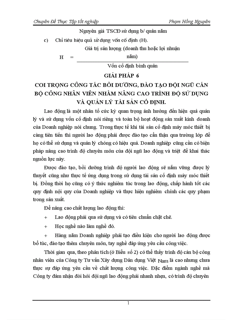 image for page Một số giải pháp nhằm nâng cao Hiệu quả sử dụng Vốn cố định tại Công ty Tư vấn Xây dựng Dân dụng Việt Nam 1