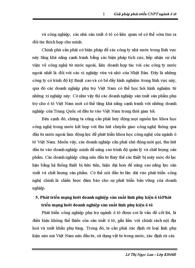 image for page Giải pháp phát triển công nghiệp phụ trợ ngành ô tô ở Việt Nam