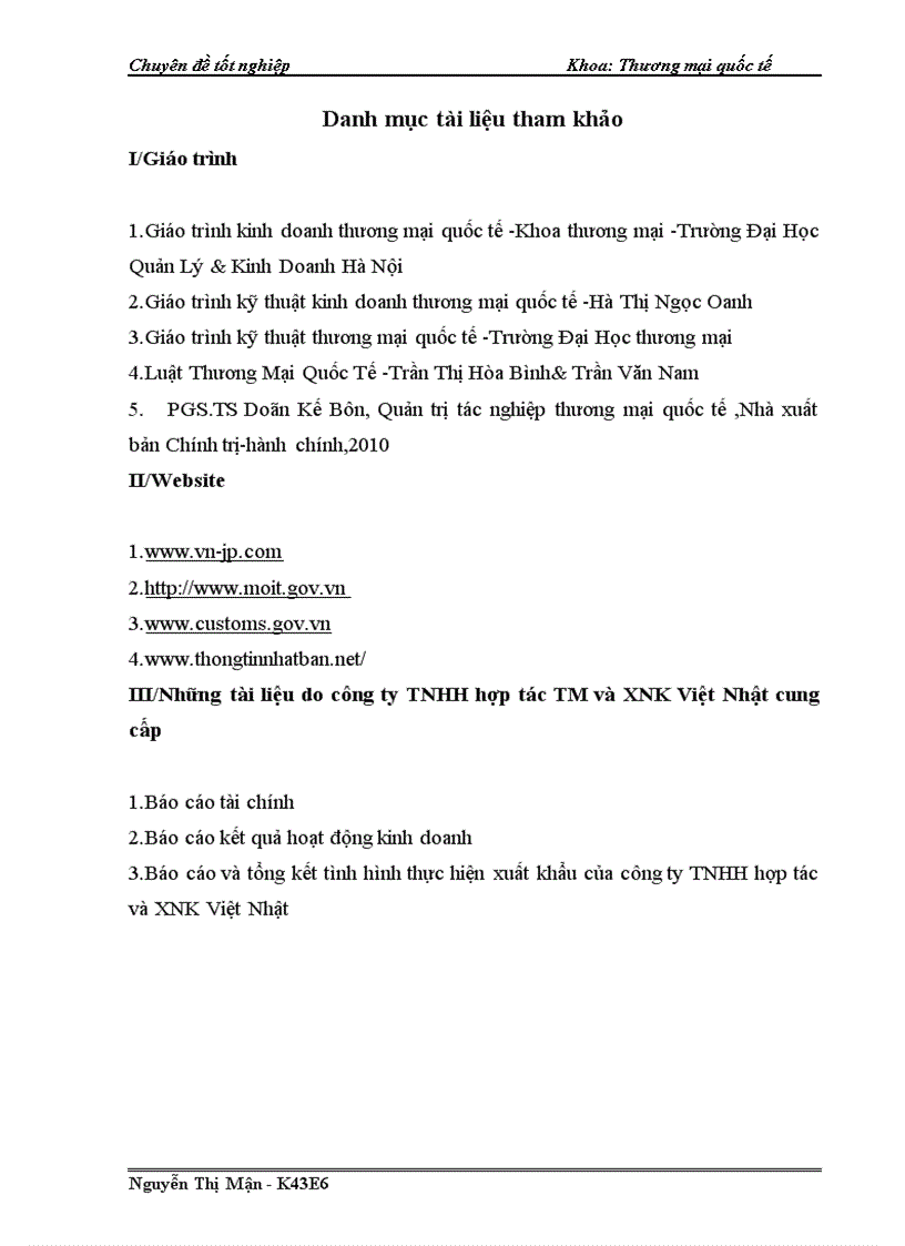 image for page Hoàn thiện quy trình thực hiện hợp đồng xuất khẩu mặt hàng mây tre đan sang Nhật Bản tại công ty TNHH hợp tác TM và XNK Viêt Nhật 1