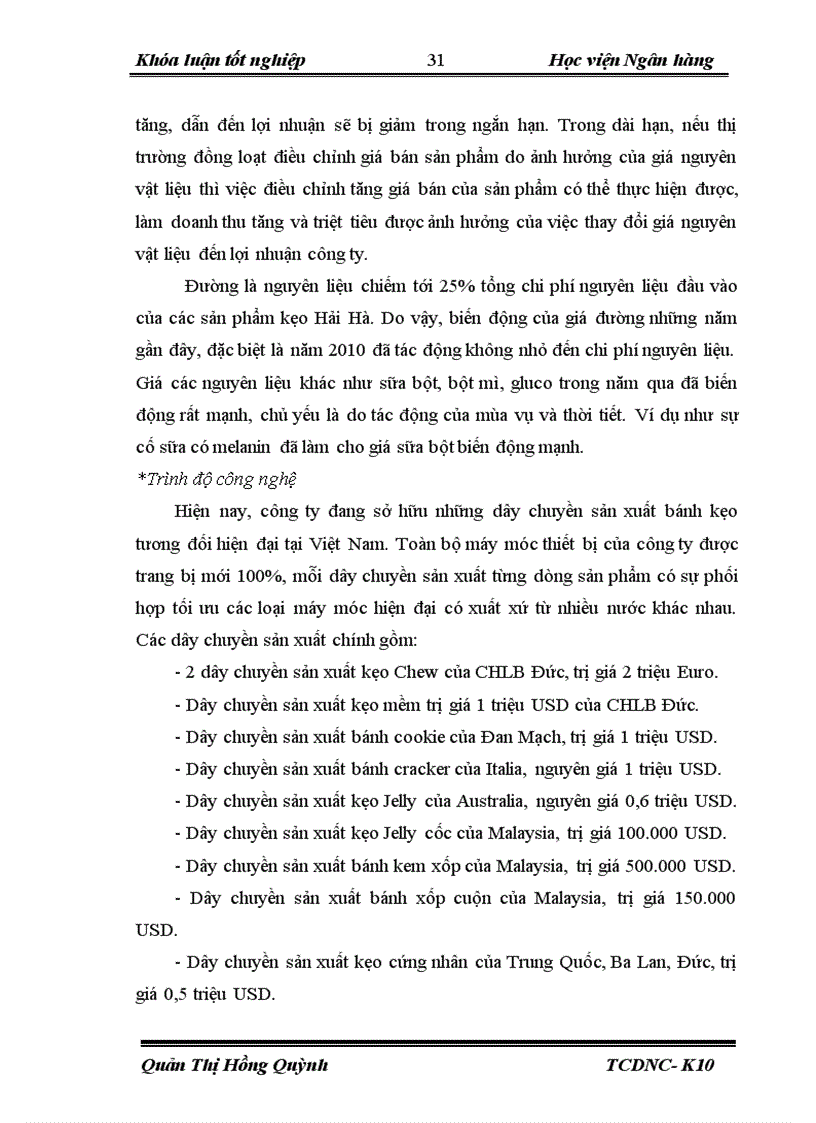 image for page Giải pháp nâng cao hiệu quả sử dụng vốn tại Công ty cổ phần bánh kẹo Hải Hà 1