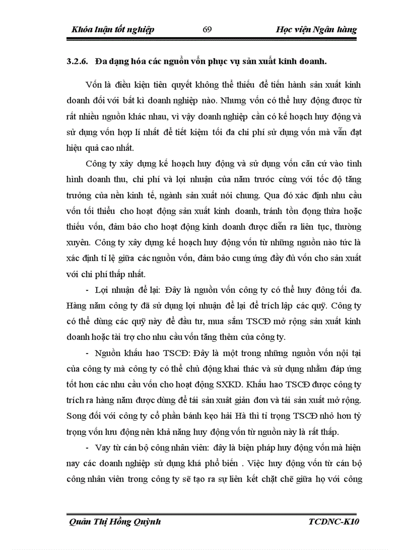 image for page Giải pháp nâng cao hiệu quả sử dụng vốn tại Công ty cổ phần bánh kẹo Hải Hà 1