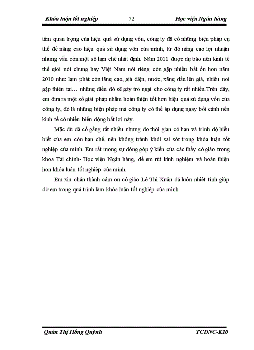 image for page Giải pháp nâng cao hiệu quả sử dụng vốn tại Công ty cổ phần bánh kẹo Hải Hà 1