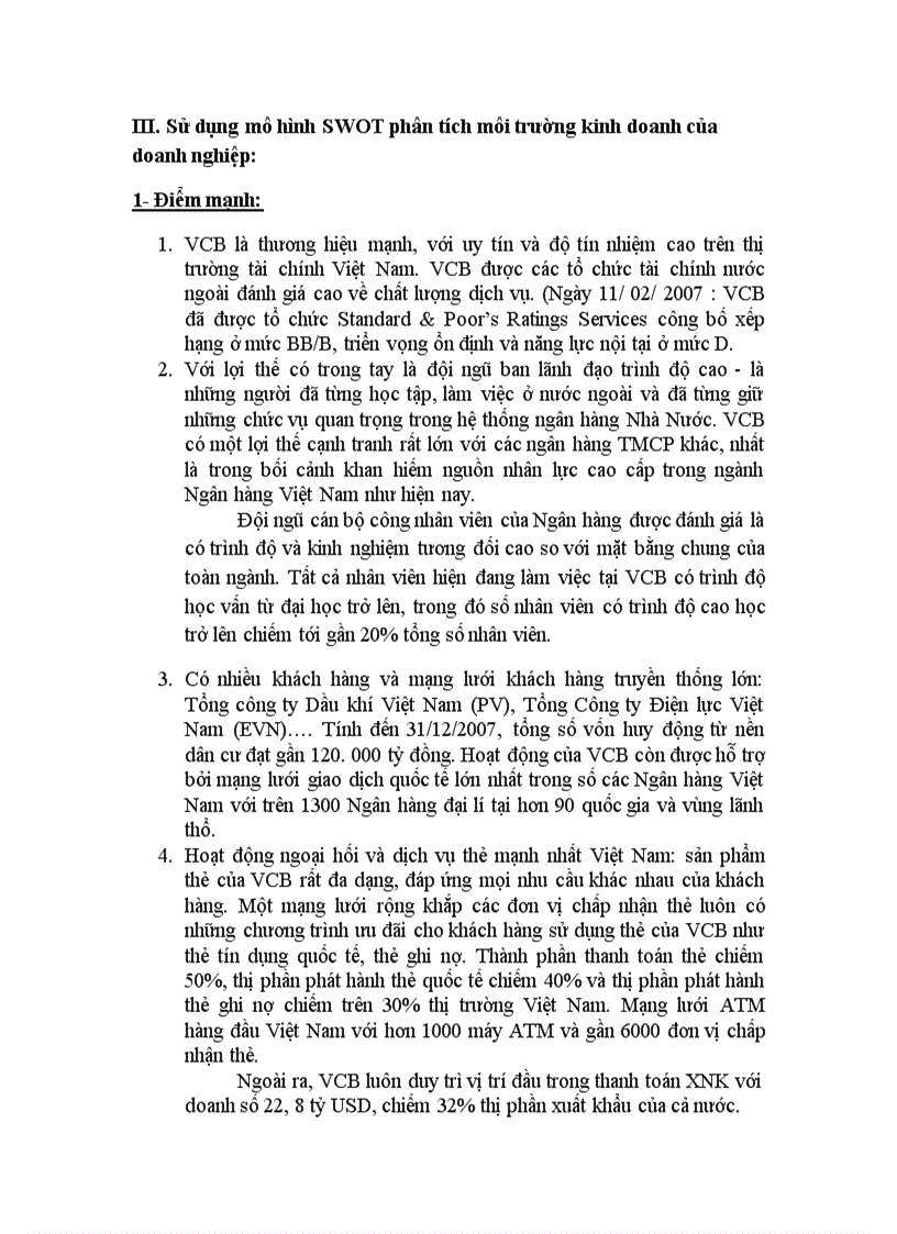 image for page Môi trường vĩ mô Việt Nam và sử dụng SWOT phân tích môi trường kinh doanh của doanh nghiệp