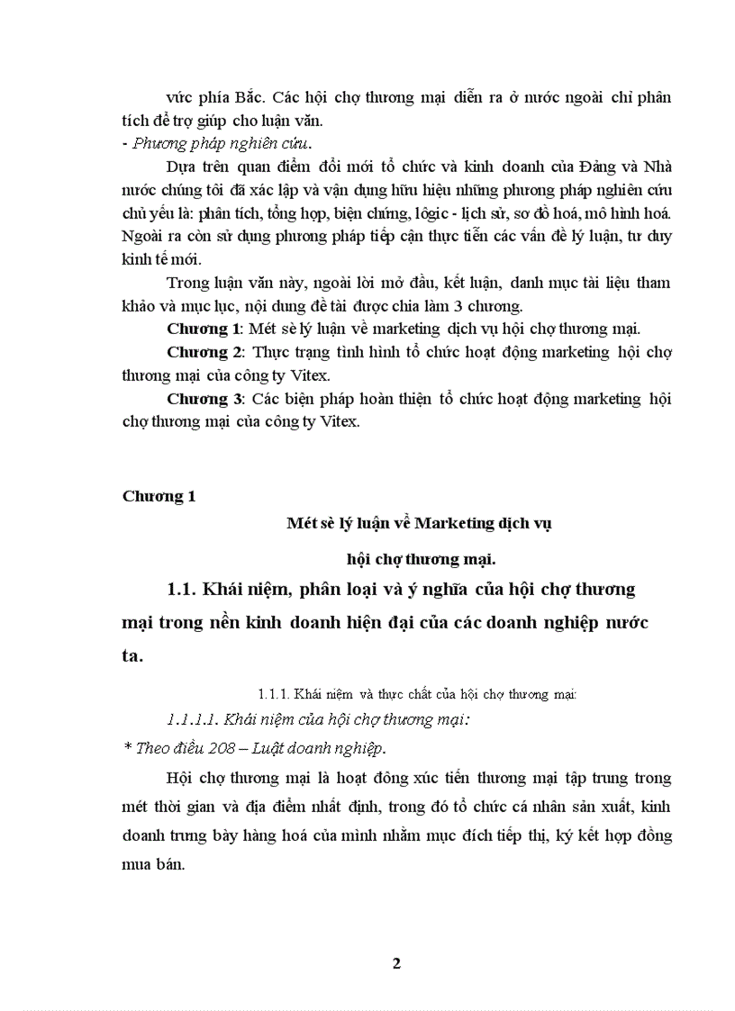 image for page Hoàn thiện tổ chức hoạt động marketing hội chợ thương mại của công ty cổ phần thương mại thương mại du lịch và hội chợ triển lãm quốc tế Vitex 1