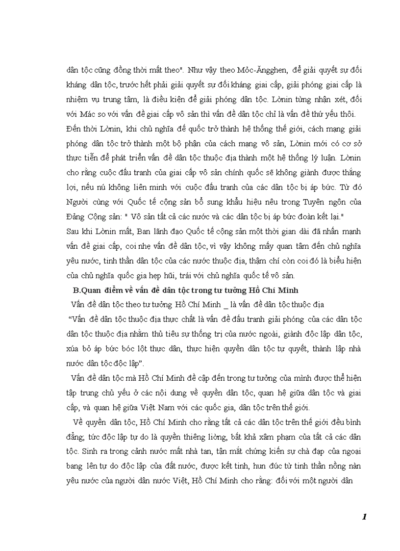image for page Phân tích mối quan hệ biện chứng giữa vấn đề dân tộc và vấn đề giai cấp trong tư tưởng Hồ Chí Minh 1