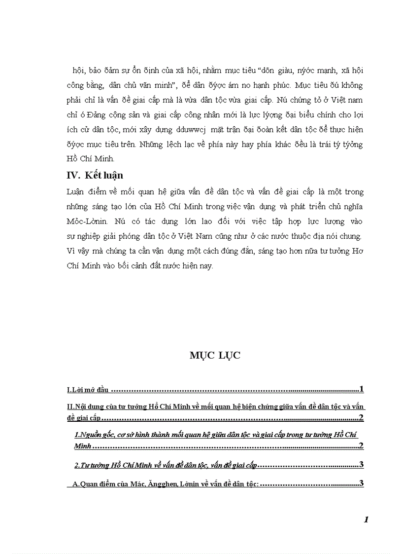 image for page Phân tích mối quan hệ biện chứng giữa vấn đề dân tộc và vấn đề giai cấp trong tư tưởng Hồ Chí Minh 1