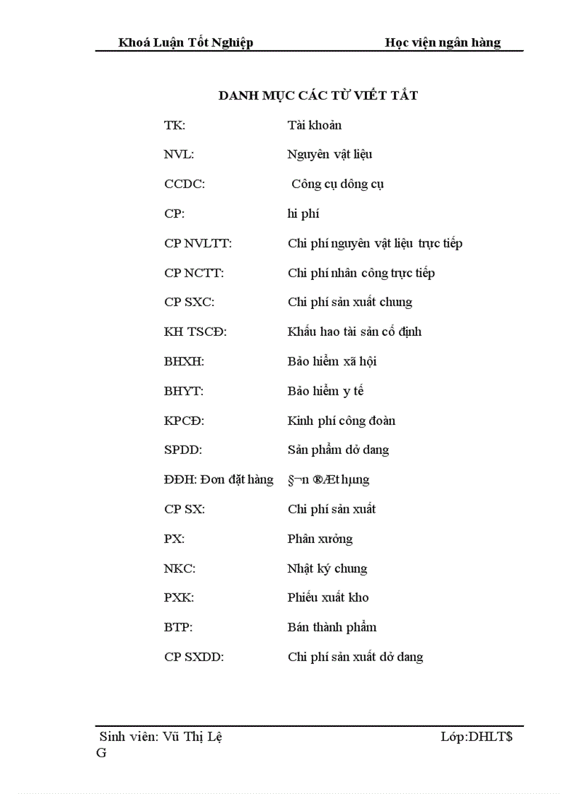 image for page Thực trạng tổ chức công tác kế toán tập hợp chi phí sản xuất và tính giá thành sản phẩm tại công ty TNHH may Xuân Ngọc
