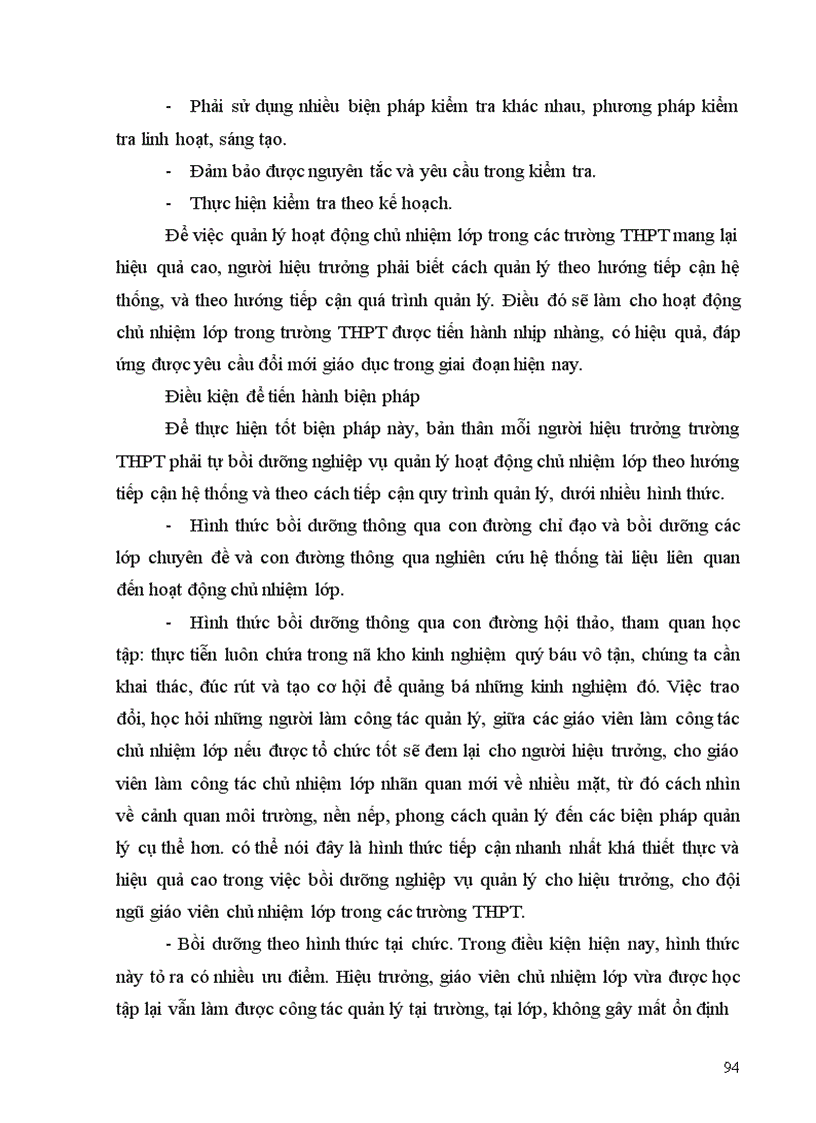 image for page Một số biện pháp tăng cường quản lý của hiệu trưởng đối với hoạt động chủ nhiệm lớp trong các trường THPT tỉnh Bắc Ninh 1