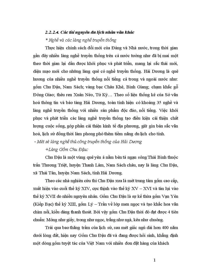 image for page Phát triển du lịch Hải Dương trong tiến trình hội nhập 1