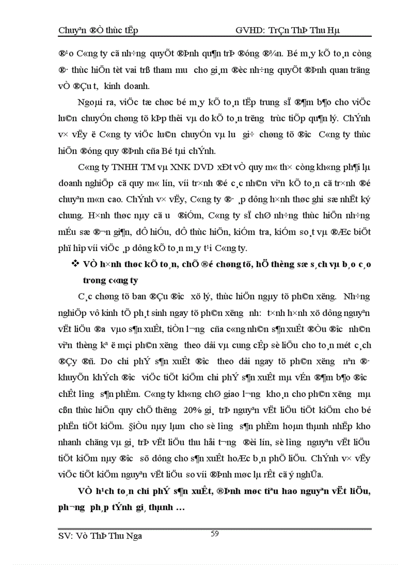 image for page Hoàn thiện Công Tác Kế toán hạch toán chi phí sản xuất và tính giá thành sản phẩm tại Công ty TNHH TM và XNK DVD 1
