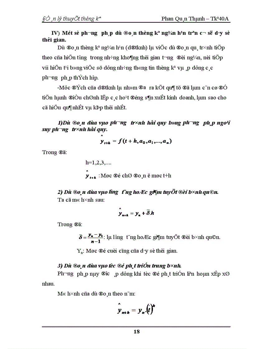 image for page Dãy số thời gian trong việc phân tích và dự đoán thống kê về Du Lịch 1