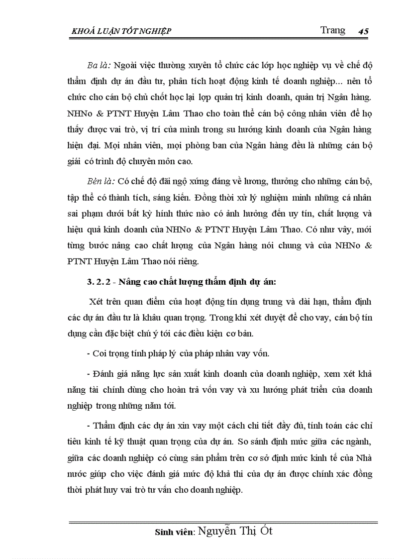 image for page Giải pháp nâng cao chất lượng tín dụng trung dài hạn tại chi nhánh NHNo PTNT huyện Lâm Thao 1