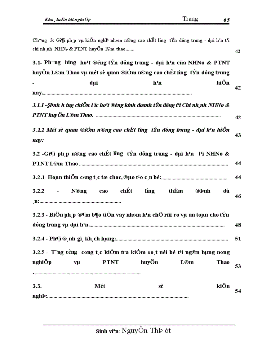 image for page Giải pháp nâng cao chất lượng tín dụng trung dài hạn tại chi nhánh NHNo PTNT huyện Lâm Thao 1