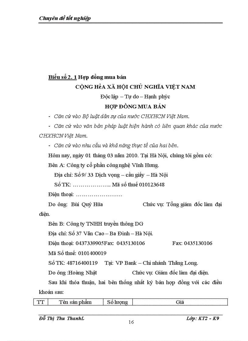 image for page Hoàn thiện kế toán bán hàng và xác định kết quả kinh doanh tại công ty cổ phần công nghệ Vĩnh Hưng 1