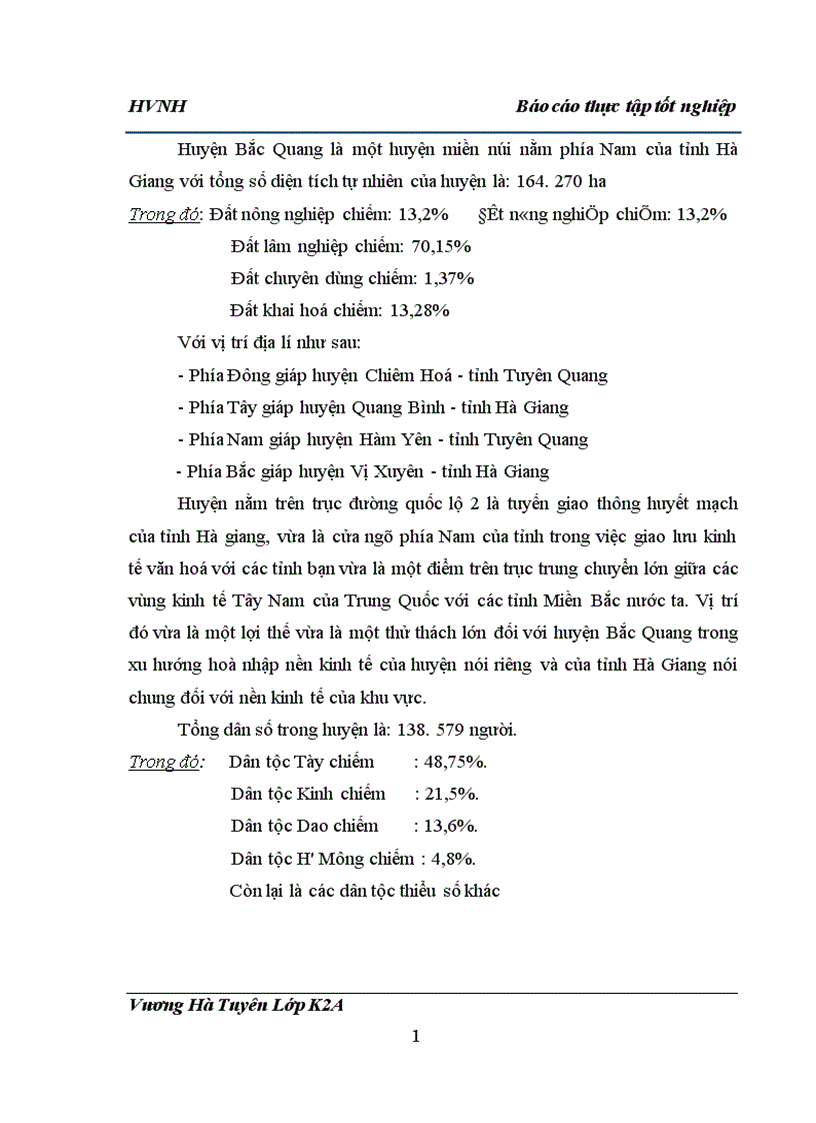 image for page Báo cáo thực tập tốt nghiệp tại NHNo PTNT huyện Bắc Quang tỉnh Hà Giang