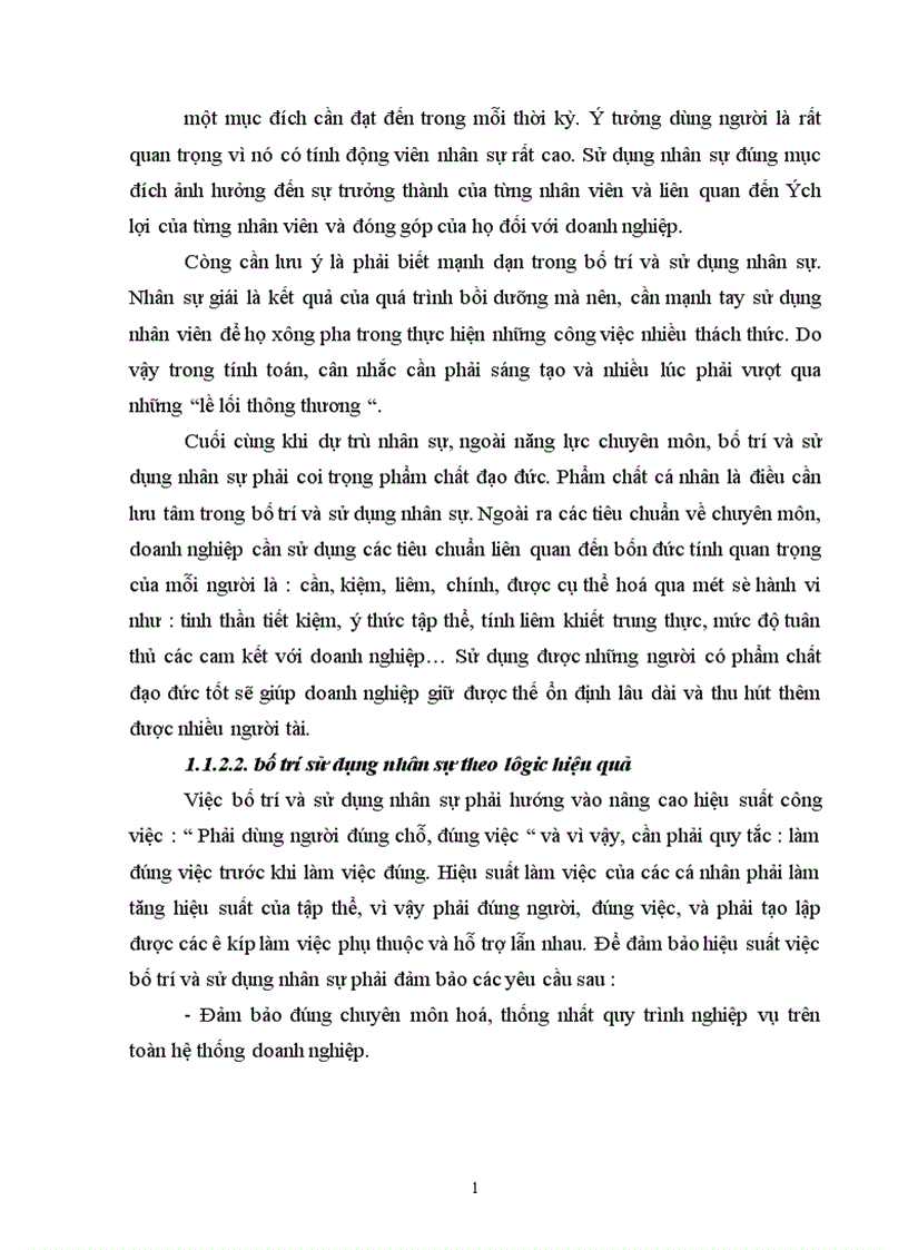 image for page Cải thiện công tác bố trí và sử dụng nhân sự tại công ty 1