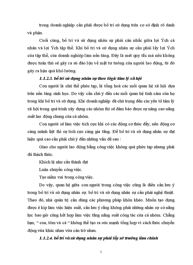 image for page Cải thiện công tác bố trí và sử dụng nhân sự tại công ty 1