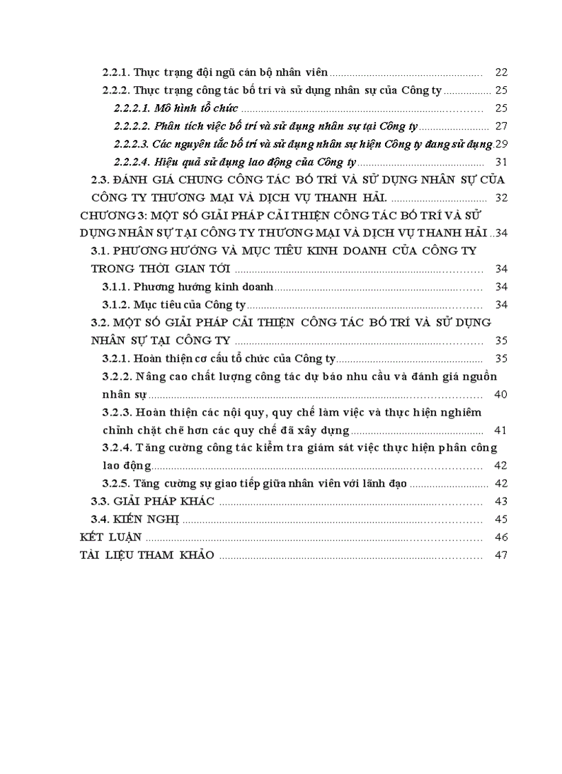 image for page Cải thiện công tác bố trí và sử dụng nhân sự tại công ty 1
