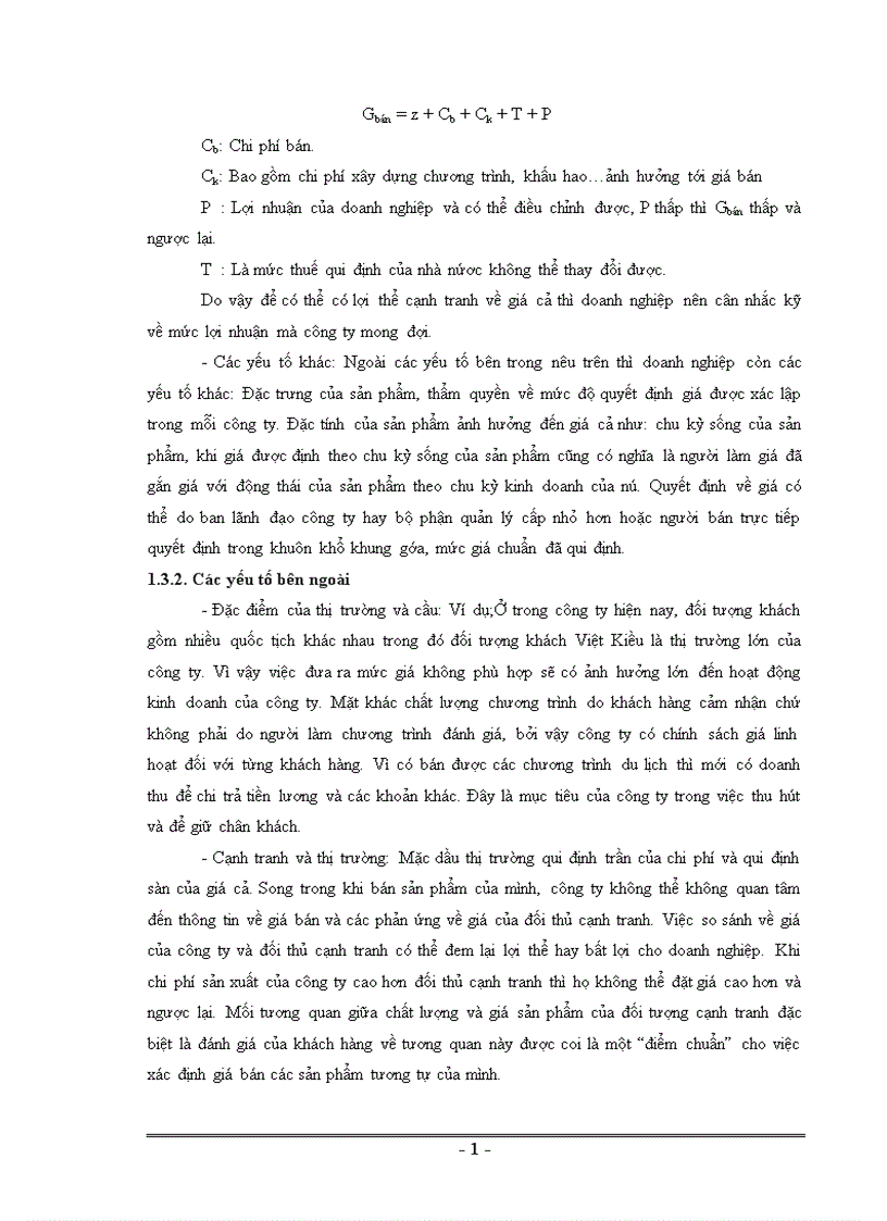image for page Mục tiêu phương hướng và các giải pháp tăng cường công tác quản lý giá trong kinh doanh du lịch lữ hành ở công ty TNHH du lịch và dịch vụ Hà Long