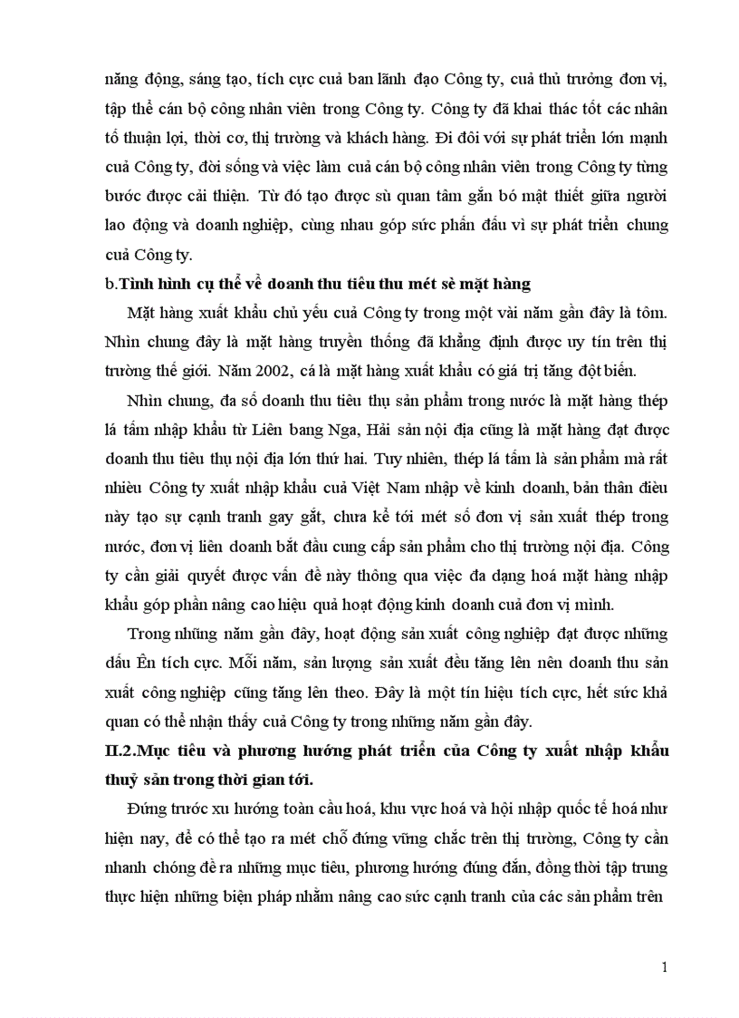 image for page Thực trạng hoạt động kinh doanh xuất nhập khẩu cuả Công ty trong một số năm gần đây