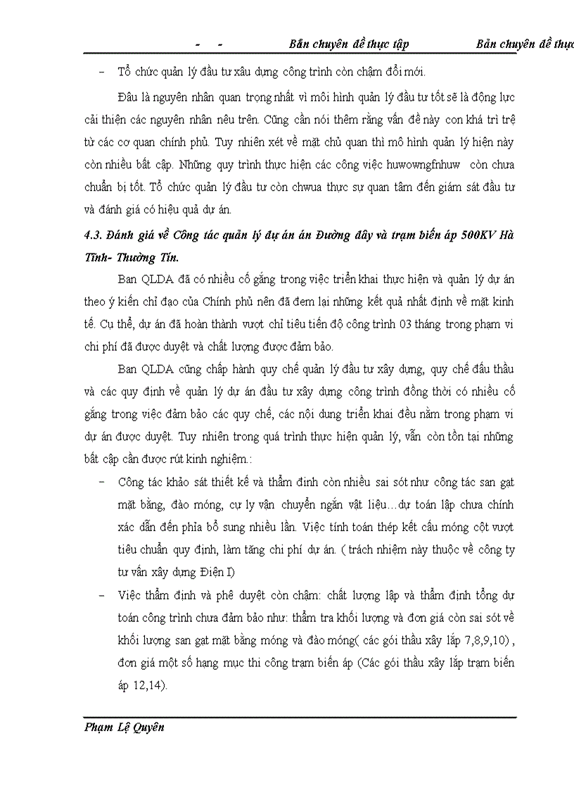 image for page Thực trạng và giải pháp hoàn thiện công tác Quản lý dự án tại Ban Quản lý dự án các công trình điện Miền Bắc Tổng công ty truyển tải điện Quốc Gia 1