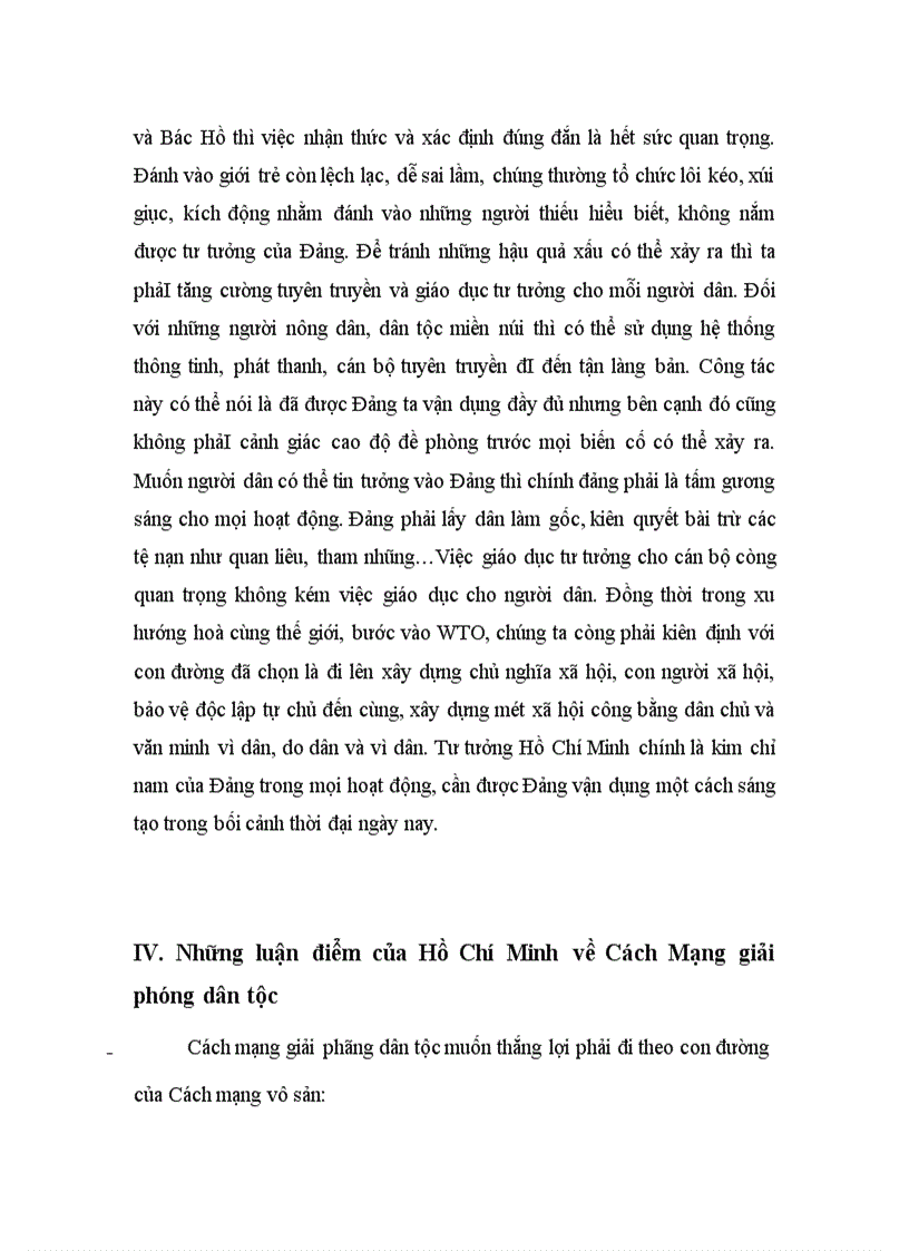 image for page Những luận điểm cơ bản của Hồ Chí Minh về dân tộc và giai cấp