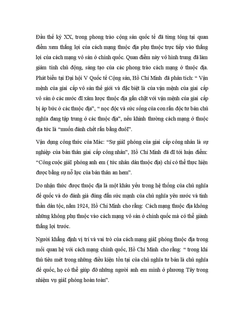 image for page Những luận điểm cơ bản của Hồ Chí Minh về dân tộc và giai cấp