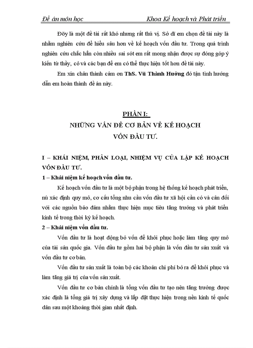 Kế hoạch vốn đầu tư và các giải pháp khai thác huy động vốn đầu tư ở Việt Nam 1